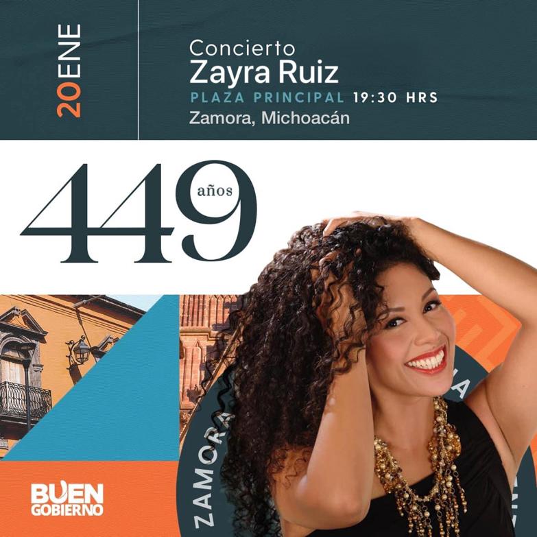 Zayra Ruiz 449 Aniversario de Zamora